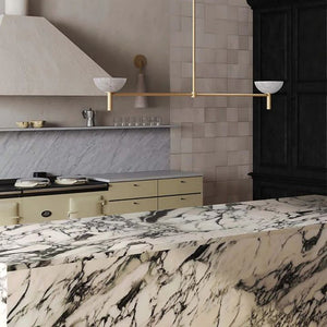 Alabaster Kitchen Island Pendant Light, chandelier