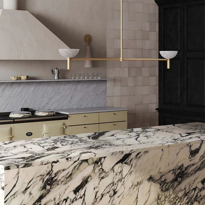 Alabaster Kitchen Island Pendant Light, chandelier