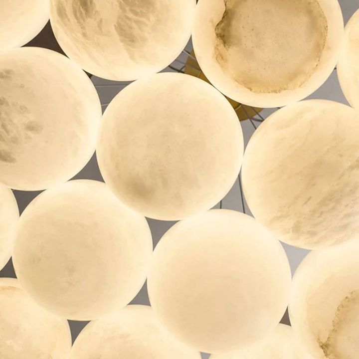 Alabaster Multi-lights Ceiling Pendant - view 6
