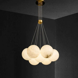 Alabaster Multi-lights Ceiling Pendant - view 2