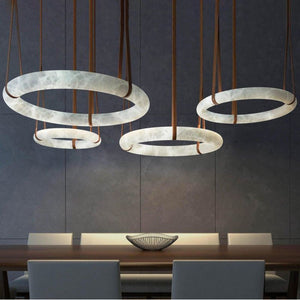 Oslo Alabaster Art Chandelier