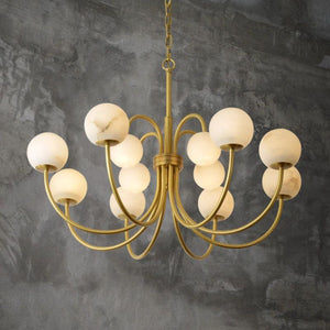 Alabaster Radial Chandelier - RHL