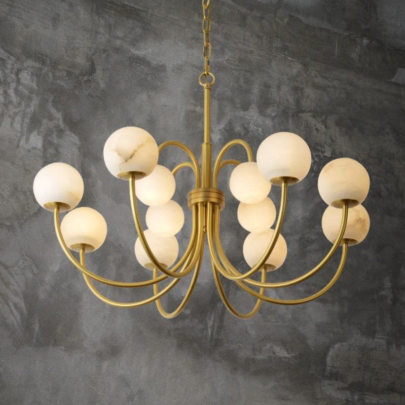 Alabaster Radial Chandelier - RHL