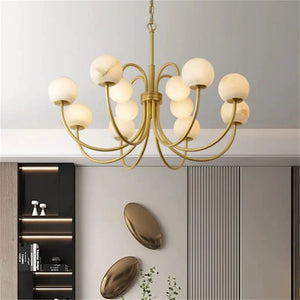 Alabaster Radial Chandelier - RHL