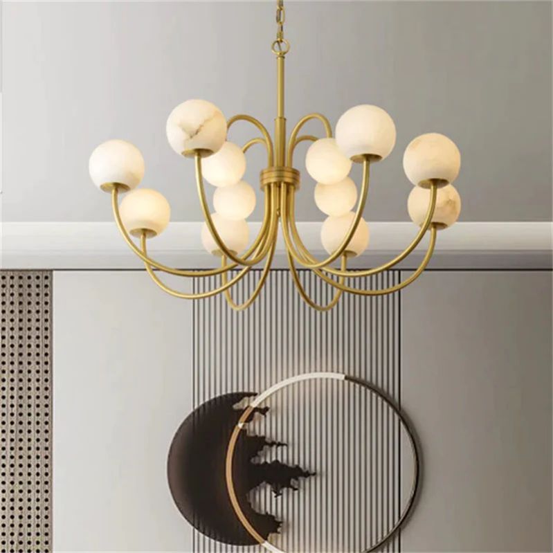 Alabaster Radial Chandelier - RHL