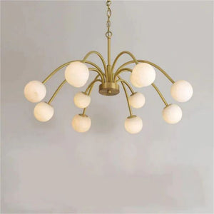 Alabaster Radial Chandelier - view 9