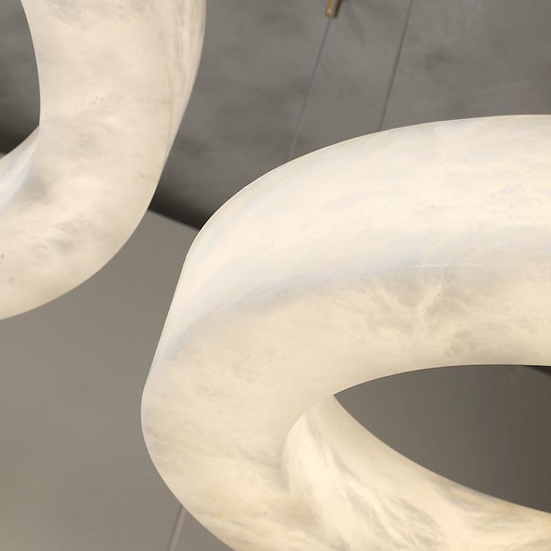 Alabaster Merika Round Chandelier - view 2
