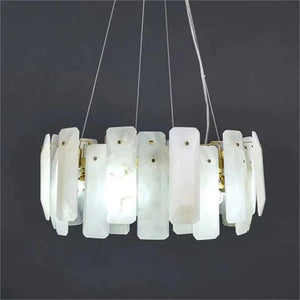 Alabaster Round Pendant Chandelier - view 6