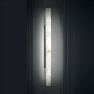 Alabaster Round Tube Wall Sconce, chandelier - view 2