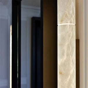 Alabaster Round Tube Wall Sconce, chandelier - view 4
