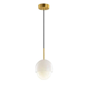 Alabaster Simple Bedside Pendant Light - view 3