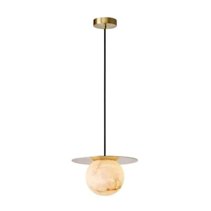 Alabaster Sphere Bedroom Pendant - view 5