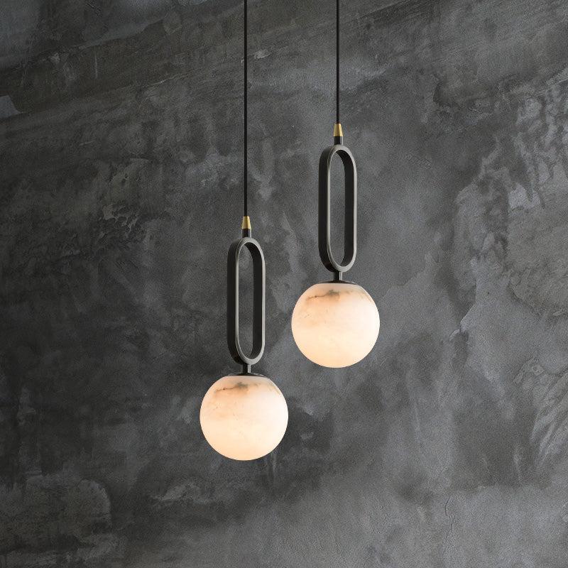 Alabaster Sphere Pendant, chandelier - view 4