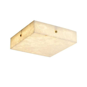 Alabaster Square Flushmount, flush mount - view 2