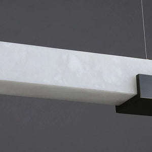 Alabaster Square Pillar Dining Chandelier - view 7