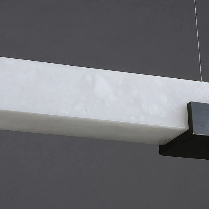Alabaster Square Pillar Dining Chandelier - view 7