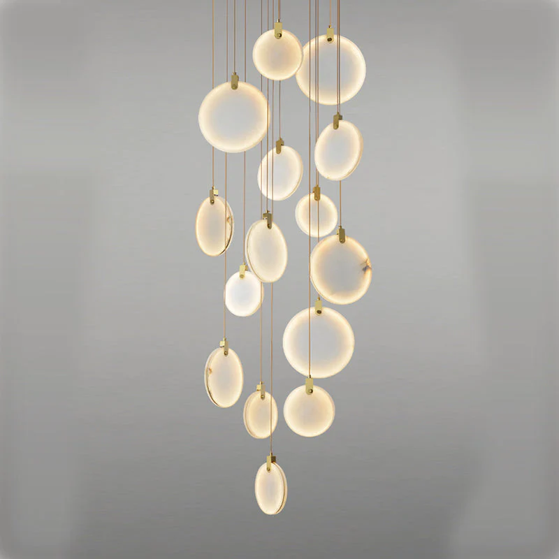 Alabaster Cuboid Dining Room Chandelier,Dining Room Chandelie - view 9