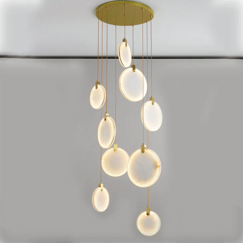 Alabaster Cuboid Dining Room Chandelier,Dining Room Chandelie - view 2