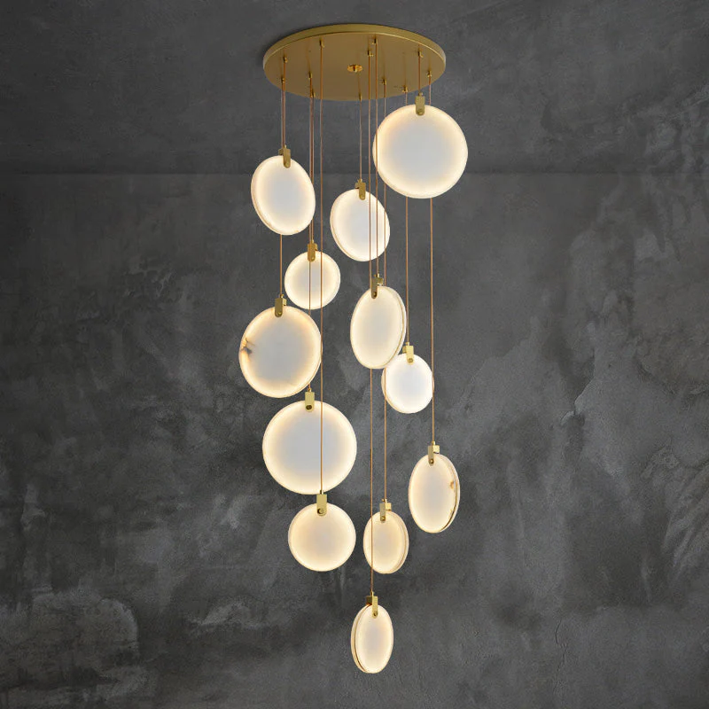 Alabaster Cuboid Dining Room Chandelier,Dining Room Chandelie - view 3