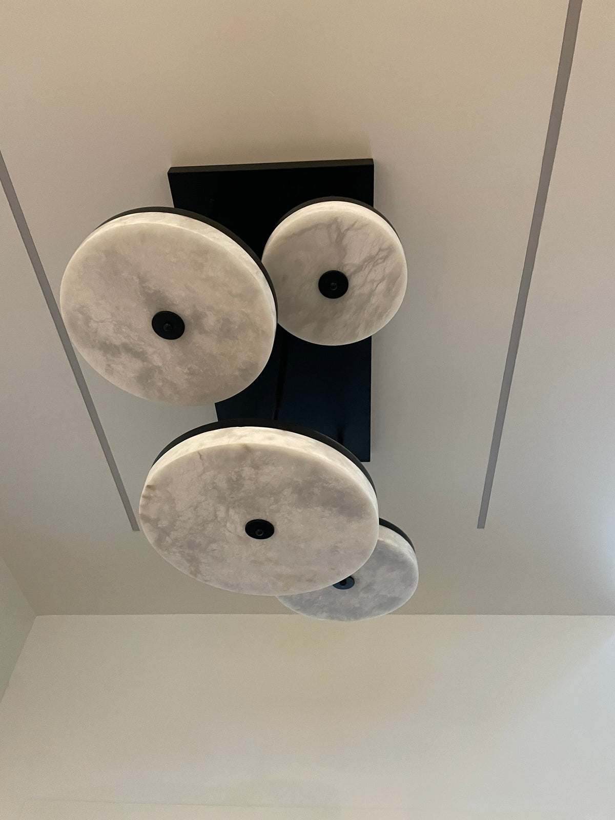 Alabaster Island Shape Mini Pendant Light - view 2