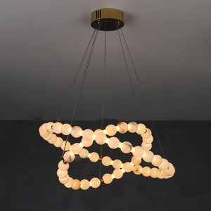 Alabaster Orb Ring Chandelier - view 18