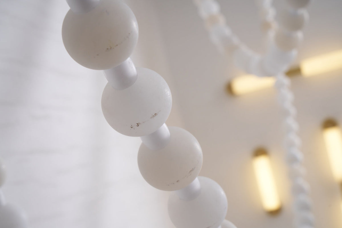 Alabaster Pearl Necklace Chandelier - view 13