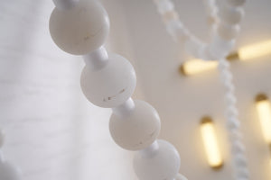 Alabaster Pearl Necklace Chandelier - view 13