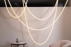 Alabaster Pearl Necklace Chandelier - view 16
