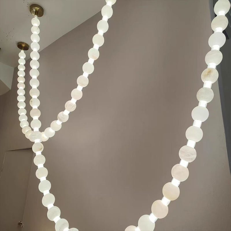 Alabaster Pearl Necklace Chandelier - view 44