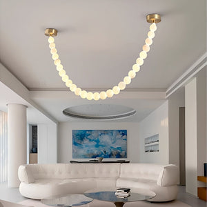 Alabaster Pearl Necklace Chandelier - view 43