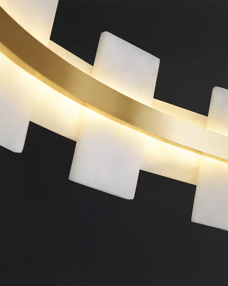 Alabaster Tiered Chandelier - view 5