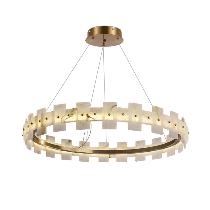 Alabaster Tiered Chandelier - view 11