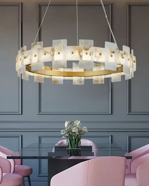 Alabaster Tiered Chandelier - view 14