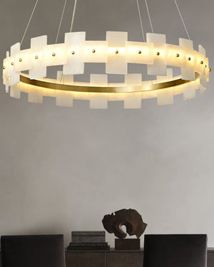 Alabaster Tiered Chandelier - view 15