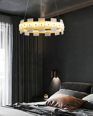 Alabaster Tiered Chandelier - view 17