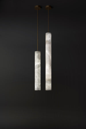Alabaster long Pendant Light (customize）, chandelier