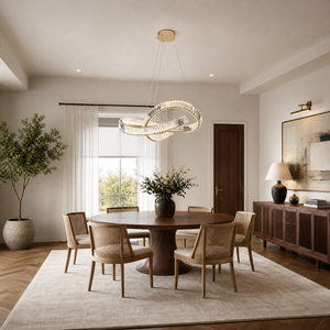 Aletta Slim Halo Chandelier