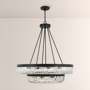 Alice 2-Tier 26 Light Chandelier 42”, crystal two-tier - view 2