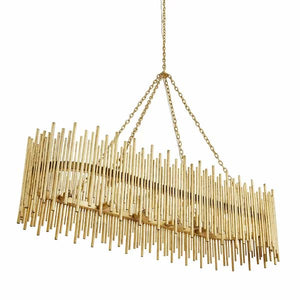 10 Lights Rectangle Pendant Chandelier, rectangular - view 10