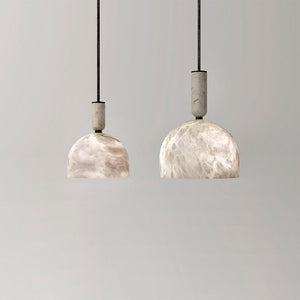 Alabaster Altus Hemisphere Pendant Light, chandelier - view 5