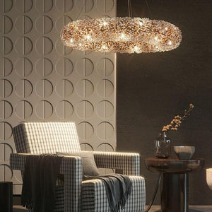 Aleya Crystal Ring Chandelier