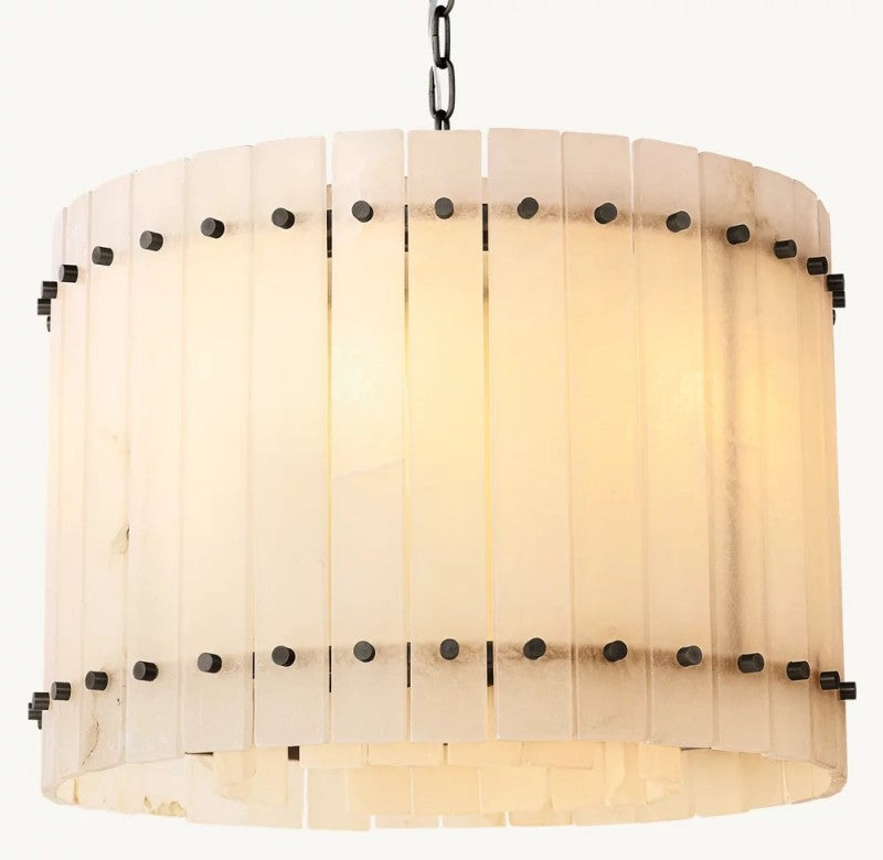 Amelia Alabaster Round Chandelier - view 19