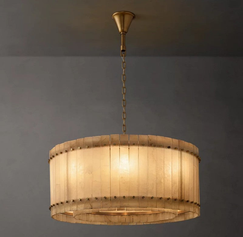 Amelia Alabaster Round Chandelier - view 12
