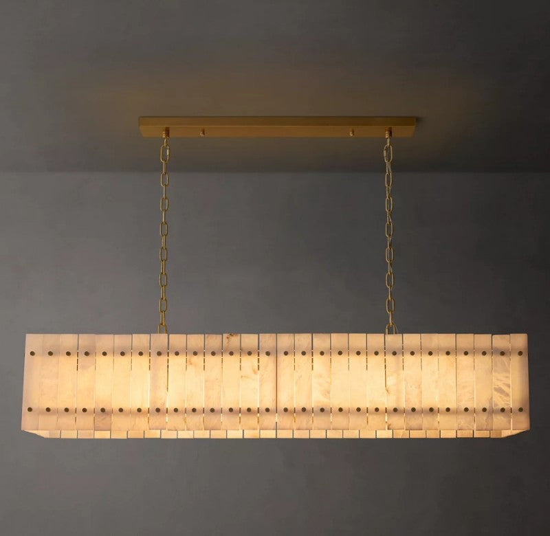 Amelia Alabaster Round Chandelier - view 26
