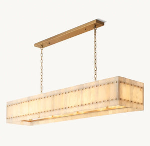 Amelia Alabaster Linear Chandelier - view 9