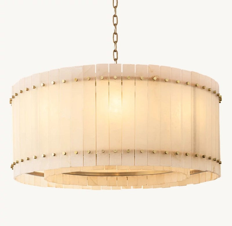 Amelia Alabaster Round Chandelier - view 11