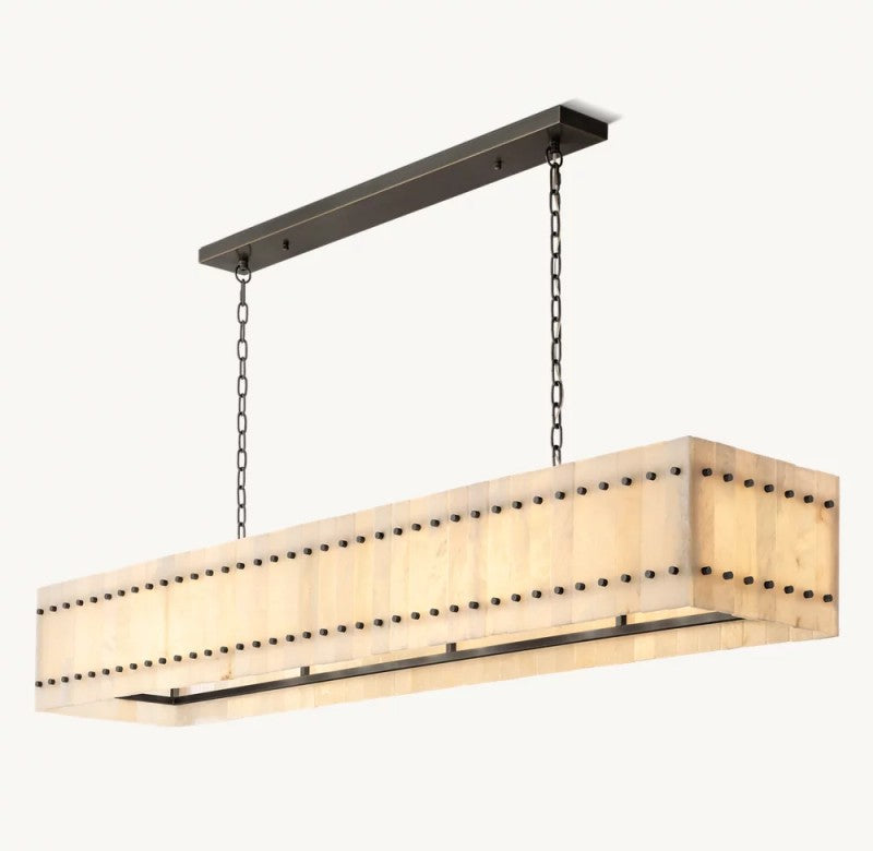 Amelia Alabaster Linear Chandelier - view 12