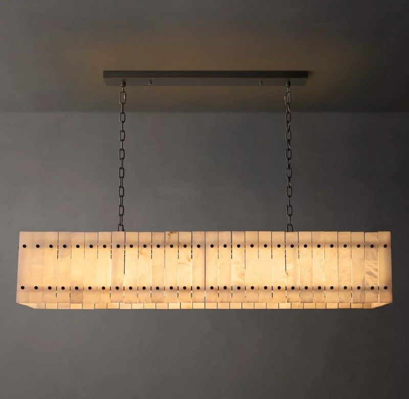 Amelia Alabaster Round Chandelier - view 27