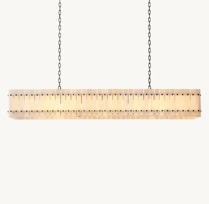 Amelia Alabaster Linear Chandelier - view 13