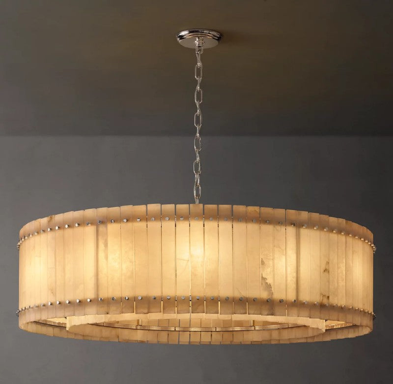 Amelia Alabaster Round Chandelier - view 4